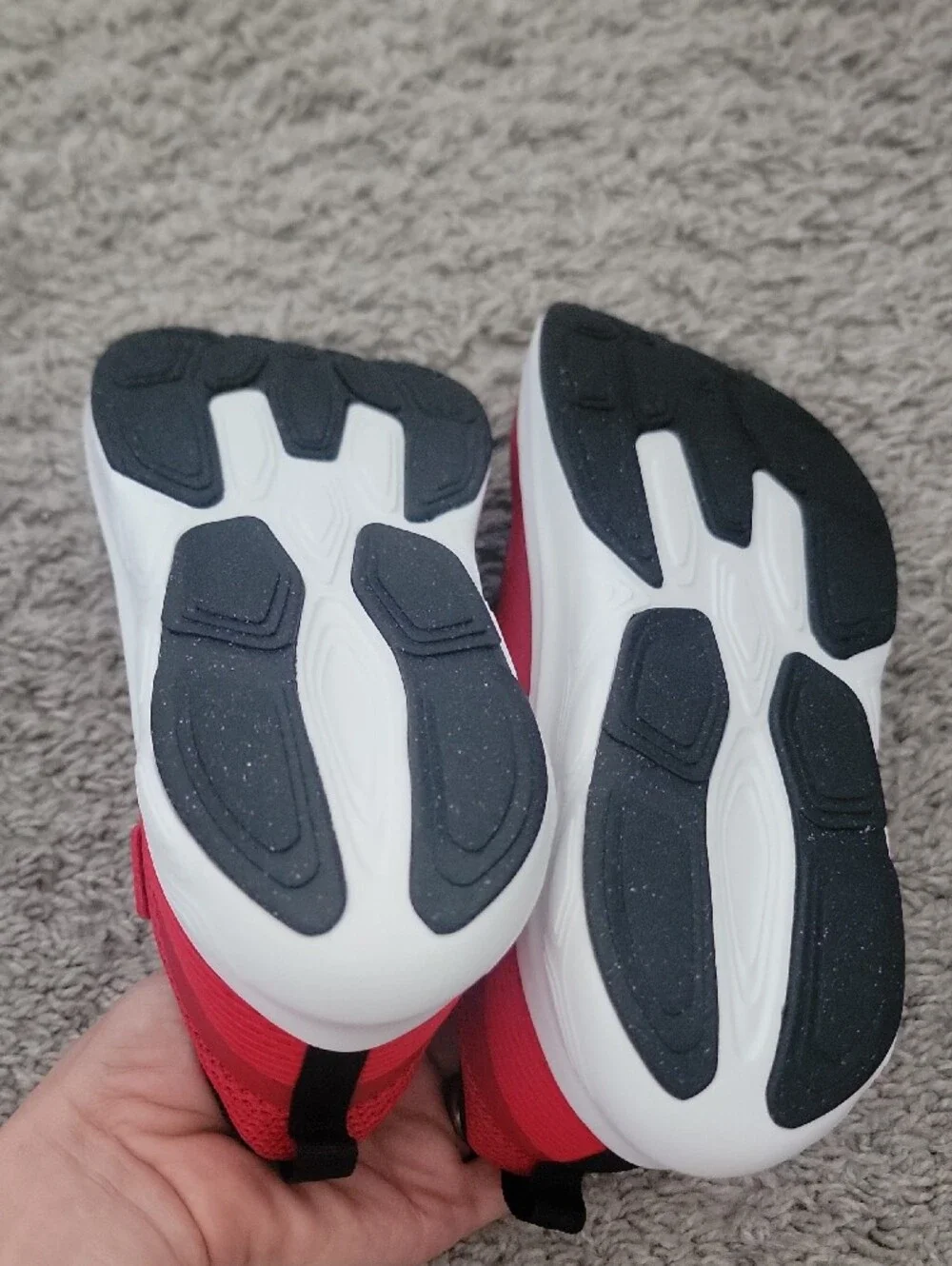 New Balance Kids Red and Black Sneakers